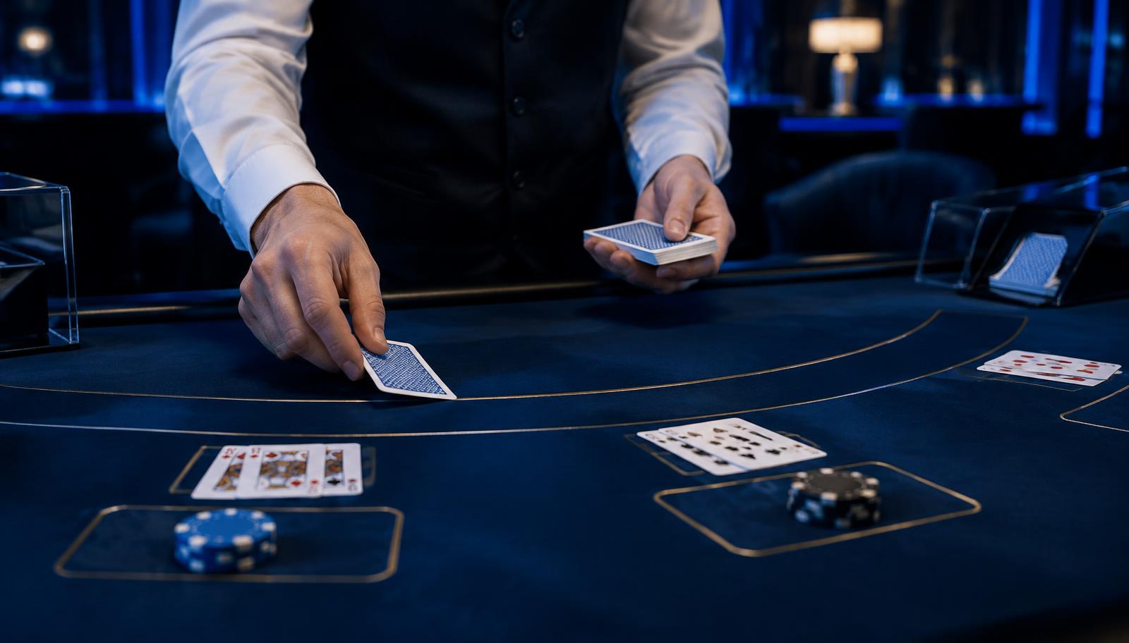 Blackjacki laud ja diiler